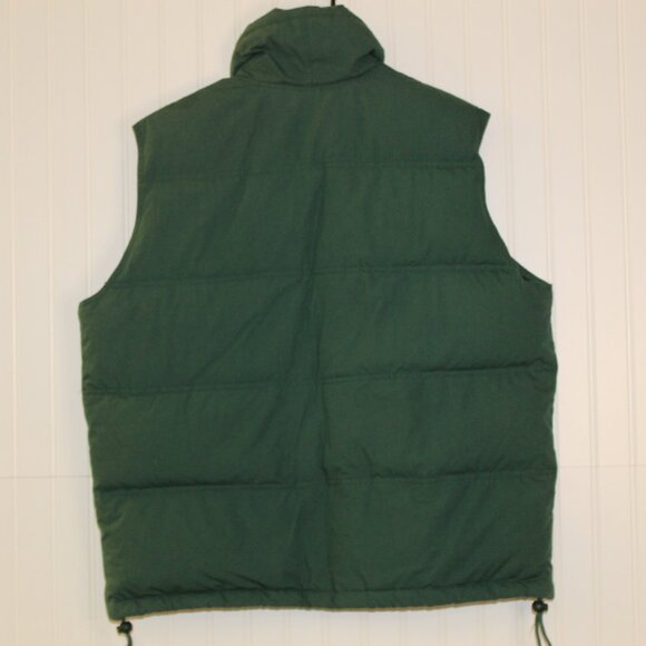 Vintage Northwest Territory Puffer Down Vest Men's Green Full Zip Pockets - Picture 8 of 9